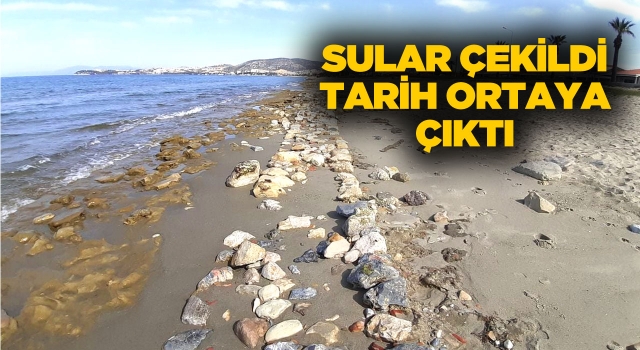 Kuşadası'nda Sular Çekildi Tarihi Yapılar Ortaya Çıktı!