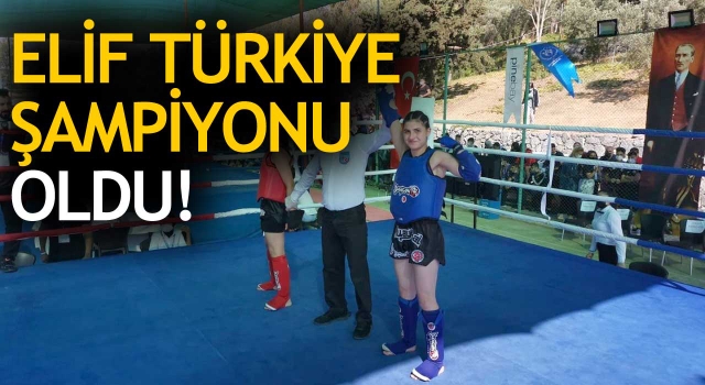 Muaythai Gençler Türkiye Şampiyonu Elif Oldu!