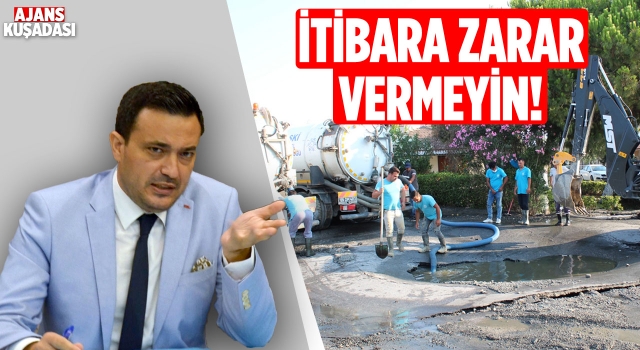 Aydın İl Kültür ve Turizm Müdürü'nden Kanalizasyon Olayına Tepki!