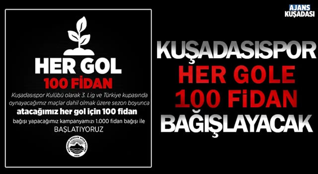 Kuşadasıspor Her Gole 100 Fidan Bağışlayacak!