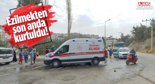 Kuşadası'nda Motosiklet Kazası: 1 Yaralı