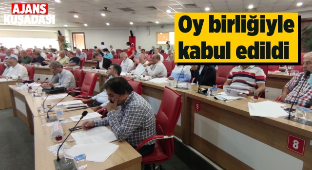 Aydın Bşb'den Kuşadası'na Ek Bütçe Kabul Edildi