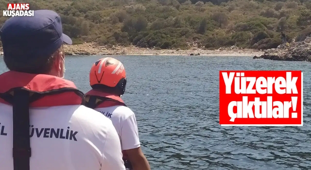 Yunan İtiyor, Türk Sahil Güvenlik Kurtarıyor