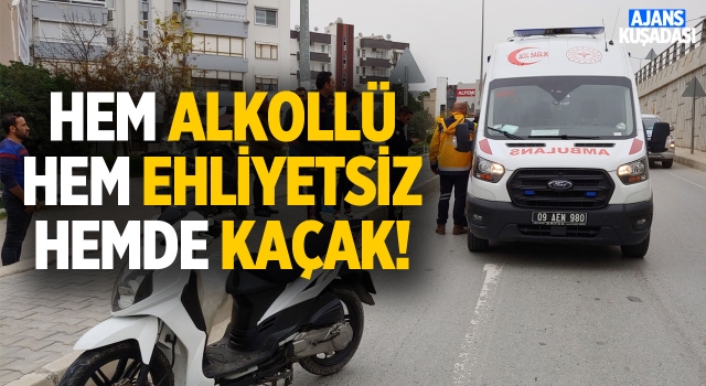 Kuşadası'nda Motosiklet Kazası: 1 Yaralı