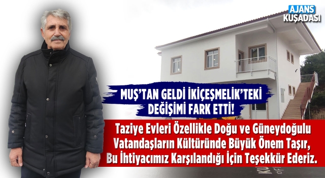 Kuşadası Belediyesi Tarafından Yaptırılan Taziye Evinde Sona Gelindi!