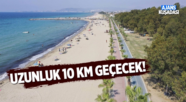 Aydın Büyükşehirden Kuşadası'na Bisiklet ve Yürüyüş Yolu