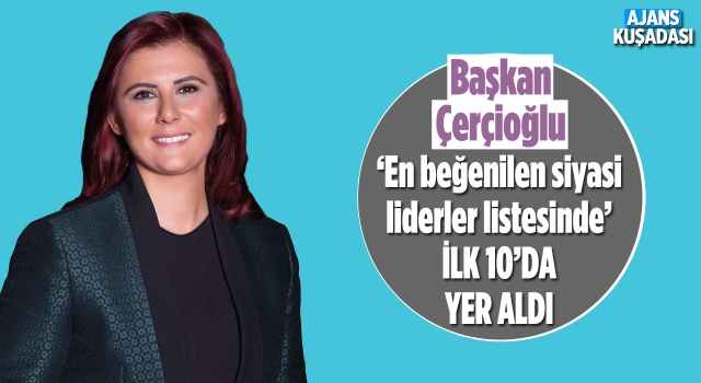 Çerçioğlu, 'En Beğenilen Siyasi Liderler' Listesinde İlk 10'da Yer Aldı