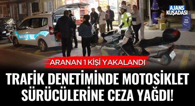 Trafik Denetiminde Motosiklet Sürücülerine Ceza Yağdı!