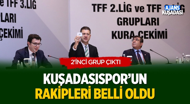 Kuşadasıspor'un Rakipleri Belli Oldu