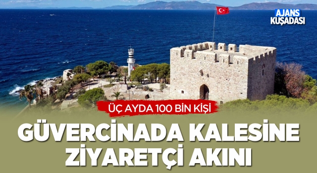 Kuşadası Güvercinada Kalesine Ziyaretçi Akını