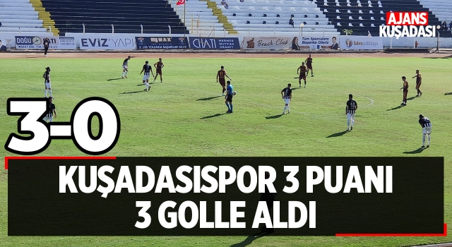 Kuşadasıspor 3 Puanı 3 Golle Aldı