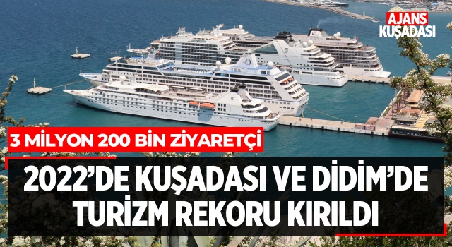 2022'de Kuşadası ve Didim'de Turizm Rekoru Kırıldı