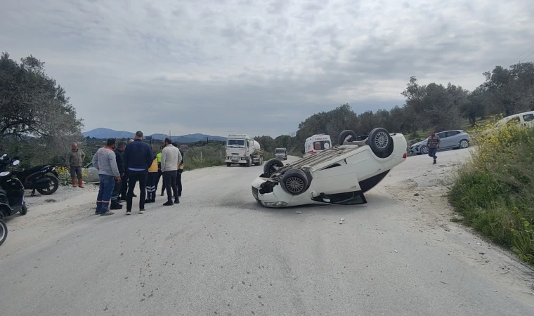 80 Yaşındaki Sürücü Takla Atan Araçtan Sağ Çıktı!