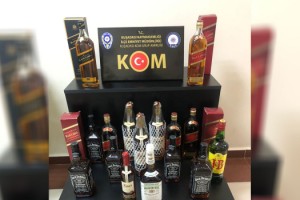 Kuşadası'nda Kaçak İçki Operasyonu