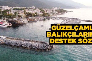 Güzelçamlı'lı Balıkçılara Malzeme Desteği Sözü