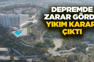 Kuşadası Güvercinada Mesleki ve Teknik Anadolu Lisesi Yıkılıyor