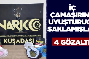 Kuşadası Emniyeti Uyuşturucuya Geçit Vermiyor!