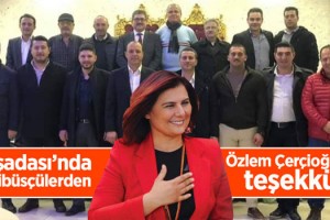 Kuşadası'nda Minübüsçülerden Özlem Çerçioğlu'na Teşekkür