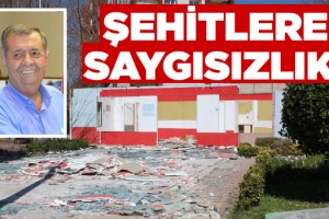 Kuşadası'nda Şehitlerin Kemiklerini Sızlatan Yıkım, Tepki Çekti!