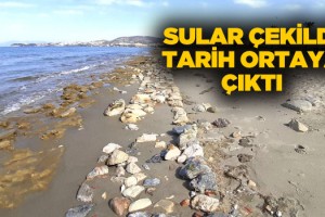 Kuşadası'nda Sular Çekildi Tarihi Yapılar Ortaya Çıktı!