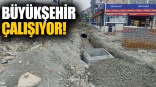 Büyükşehir Kuşadası'nda Alt Yapı Çalışmalarını Sürdürüyor!