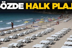 Halk Plajında Halk'a Yer Kalmadı!