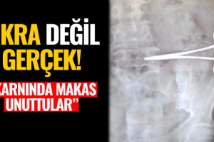 Kuşadası'nda Ameliyat Sonrası Makas Unuttular!