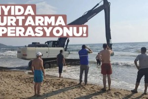 Karaya Vuran Yunus'u Sahil Güvenlik Kurtardı