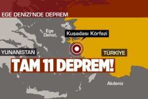 Kuşadası 11 Kez Sallandı!