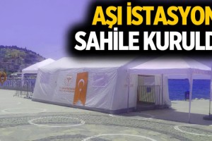 Kuşadası Sahiline Aşı İstasyonu Kuruldu