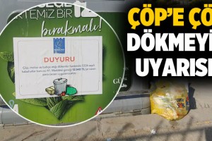 Kuşadası'nda Çöp'e "Çöp Dökmek Yasak!"