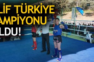 Muaythai Gençler Türkiye Şampiyonu Elif Oldu!