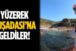 Yunanlılar Sallarını İtti, Kuşadası'na Geldiler!