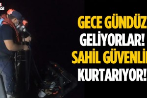 Kuşadası'na Mülteci Akını! Durmadan Geliyorlar!