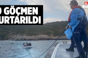 Kuşadası'nda 19 Göçmen Kurtarıldı!