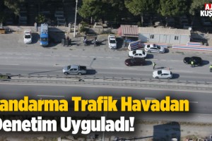 Aydın’da Helikopter Destekli Trafik Denetimi