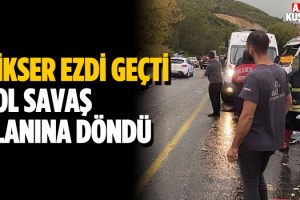 Karayolu Savaş Alanına Döndü 1 Ölü 5 Yaralı