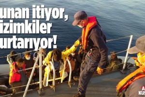 Kuşadası Körfezinde 30 Göçmen Kurtarıldı
