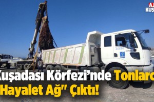 Kuşadası Sahili, Yaklaşık 6 Ton Hayalet Ağdan Kurtarıldı