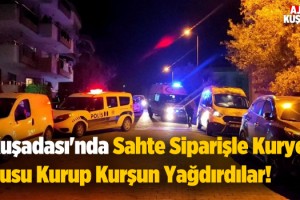 Kuşadası'nda Gece Yarısı Kuryeye Saldırdılar!