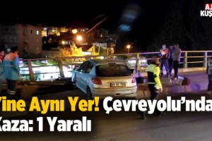 Kuşadası'nda Trafik Kazası: 1 Yaralı