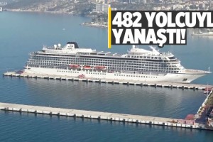 Viking Sea 482 Yolcuyla Kuşadası Limanı'nda