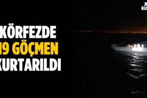 Kuşadası Açıklarında 19 Göçmen Kurtarıldı!