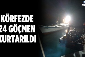 Kuşadası Açıklarında 24 Göçmen Kurtarıldı!