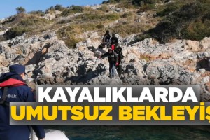 Kuşadası Körfezinde 4 Göçmen Kurtarıldı