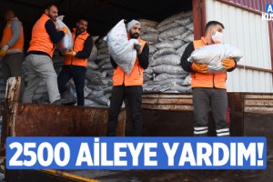 Kuşadası'nda Yakacak Yardımları Başladı