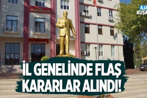 Aydın Valiliği'nden Öğrenci ve Velileri Yakından İlgilendiren Karar!