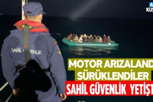 Kuşadası Açıklarında 28 Göçmen Kurtarıldı