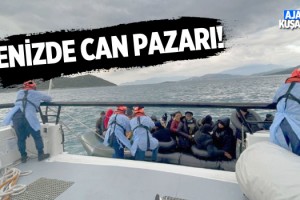 Kuşadası Açıklarında 36 Göçmen Kurtarıldı!