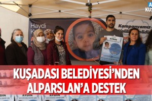 Kuşadası Belediyesi'nden SMA Hastası Minik Alparslan'a Destek